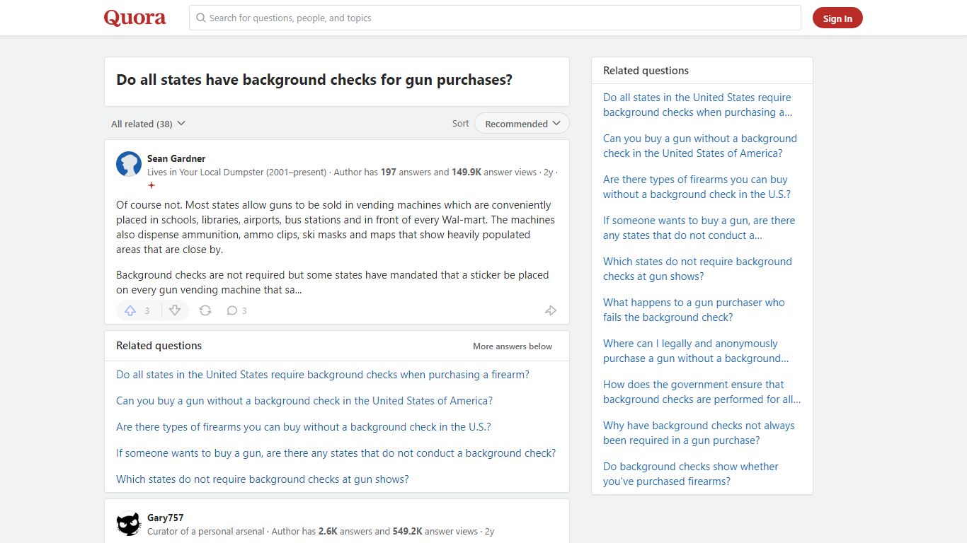 Do all states have background checks for gun purchases?